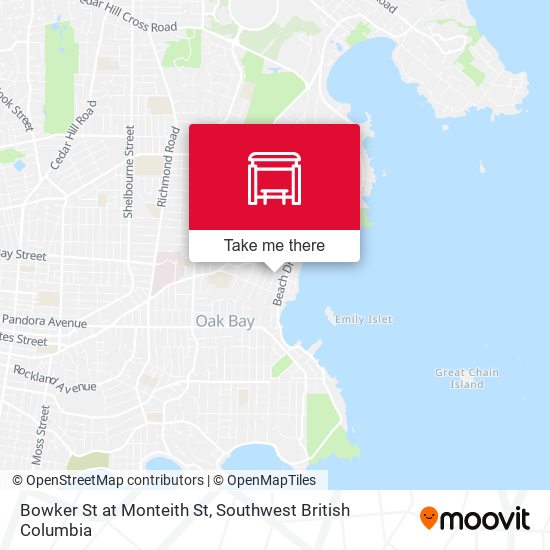 Bowker St at Monteith St map