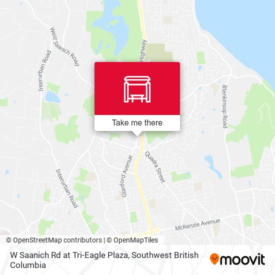 W Saanich Rd at Tri-Eagle Plaza map