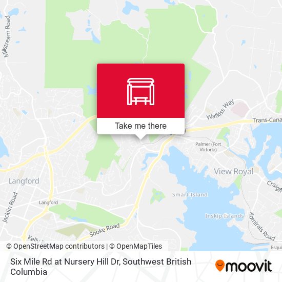 Six Mile Rd at Nursery Hill Dr map