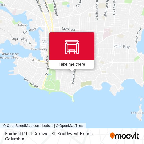 Fairfield Rd at Cornwall St map