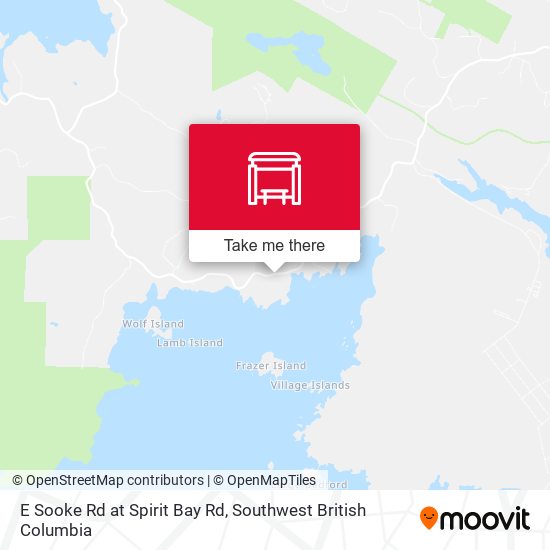 E Sooke Rd at Spirit Bay Rd map