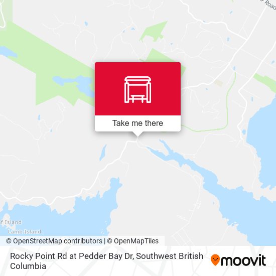 Rocky Point Rd at Pedder Bay Dr map