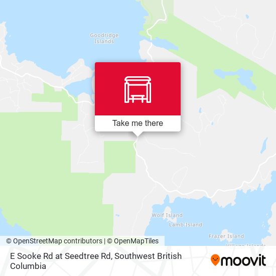E Sooke Rd at Seedtree Rd map