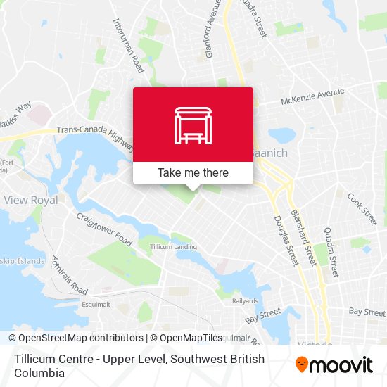 Tillicum Centre - Upper Level plan