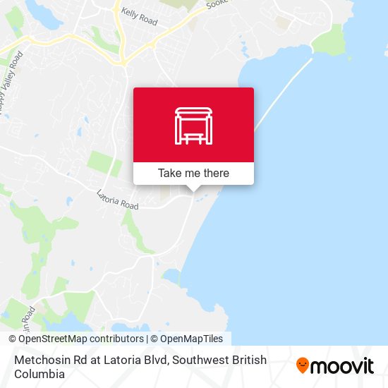 Metchosin Rd at Latoria Blvd map