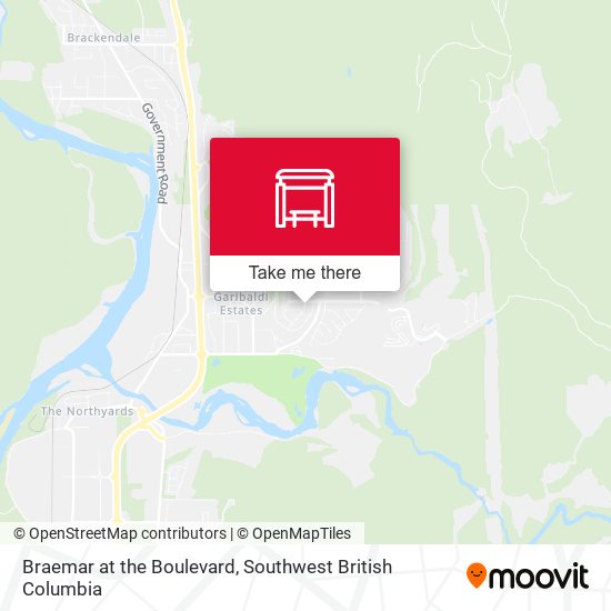 Braemar at the Boulevard map