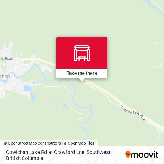 Cowichan Lake Rd at Crawford Lne map