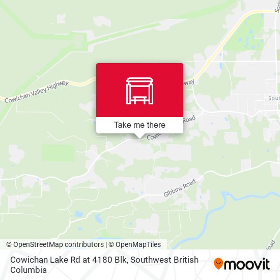 Cowichan Lake Rd at 4180 Blk map