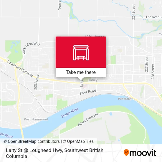 Laity St @ Lougheed Hwy map