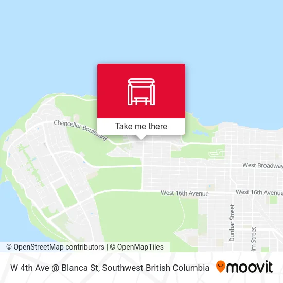 W 4th Ave @ Blanca St plan