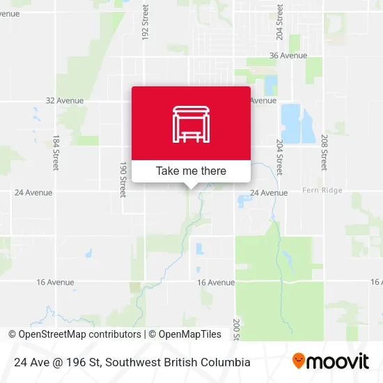 24 Ave @ 196 St map