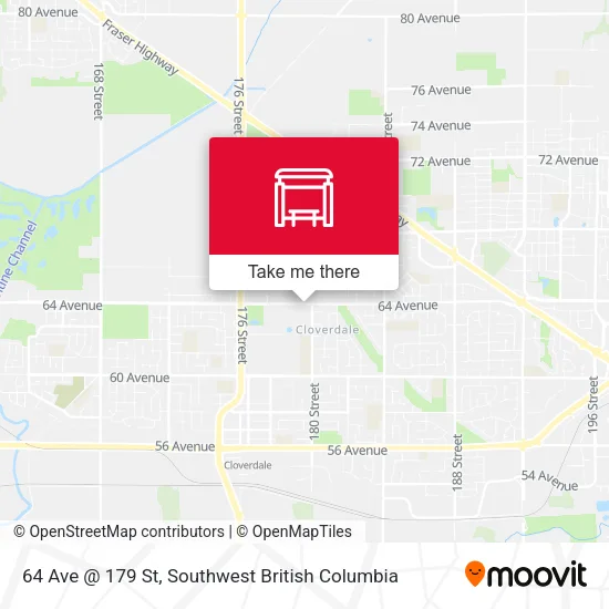 64 Ave @ 179 St map