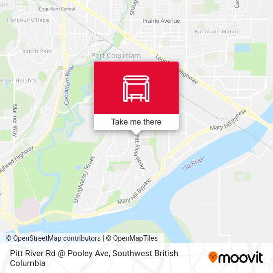 Pitt River Rd @ Pooley Ave plan