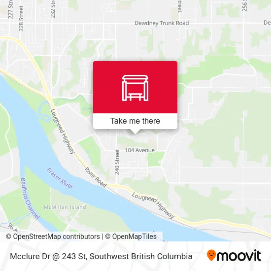 Mcclure Dr @ 243 St plan