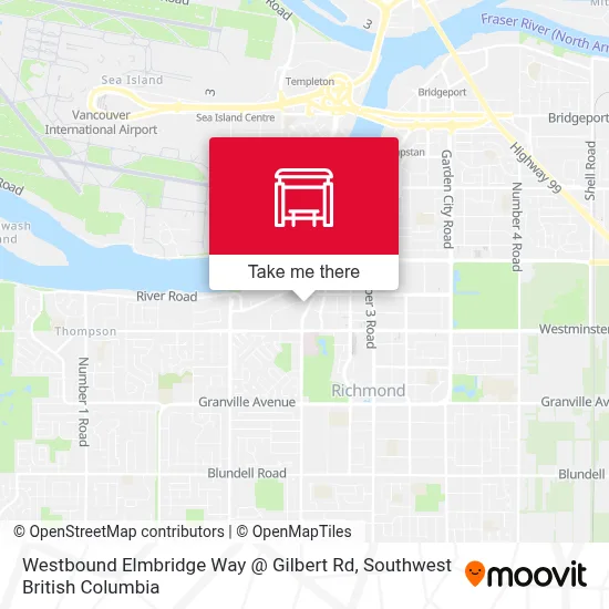 Westbound Elmbridge Way @ Gilbert Rd map