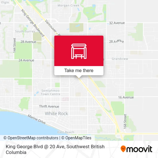 King George Blvd @ 20 Ave plan