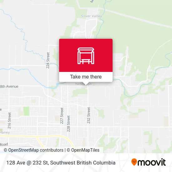 128 Ave @ 232 St map