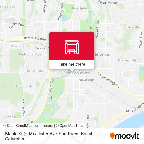 Maple St @ Mcallister Ave plan