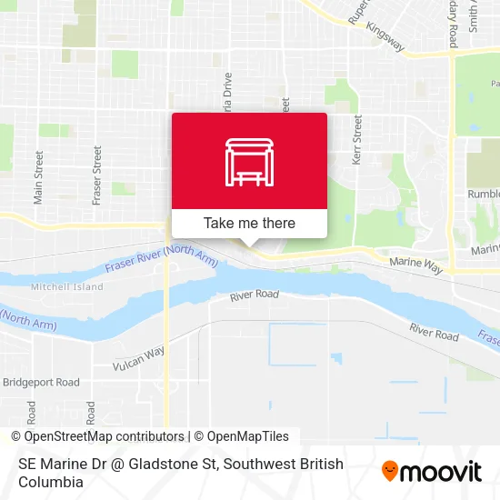 SE Marine Dr @ Gladstone St map