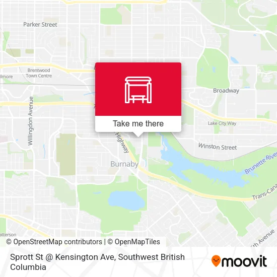 Sprott St @ Kensington Ave map