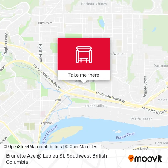 Brunette Ave @ Lebleu St map