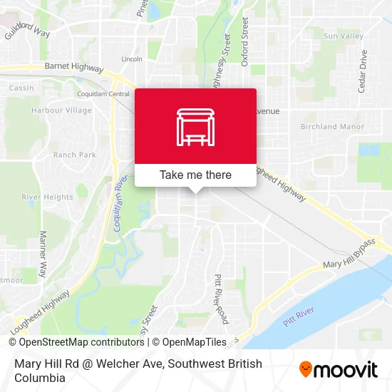 Mary Hill Rd @ Welcher Ave map