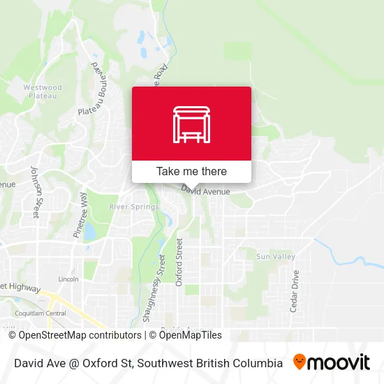 David Ave @ Oxford St map