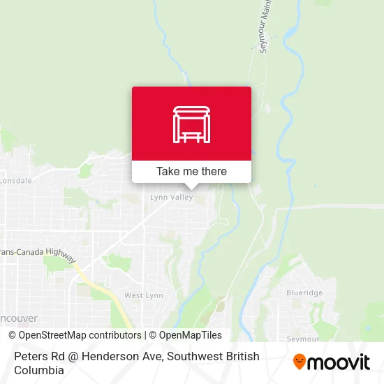 Peters Rd @ Henderson Ave map