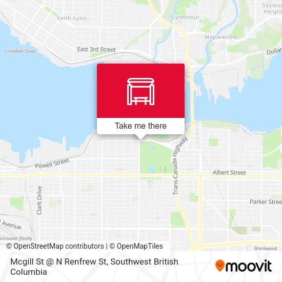 Mcgill St @ N Renfrew St plan