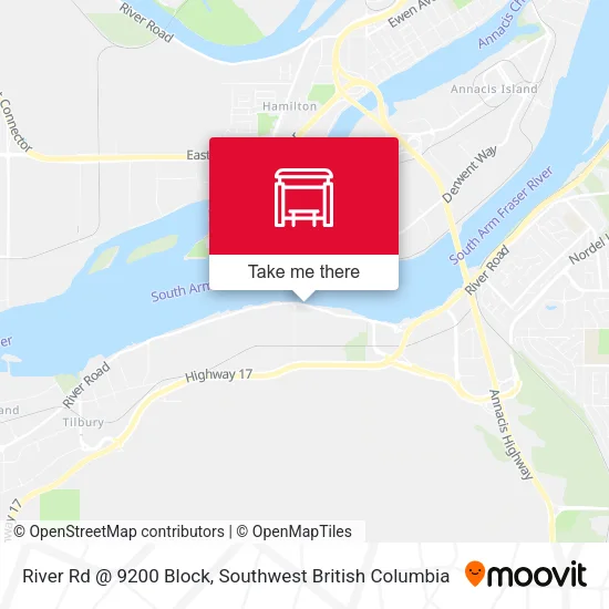 River Rd @ 9200 Block map