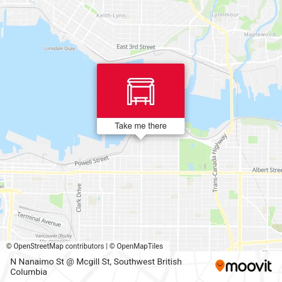 N Nanaimo St @ Mcgill St map