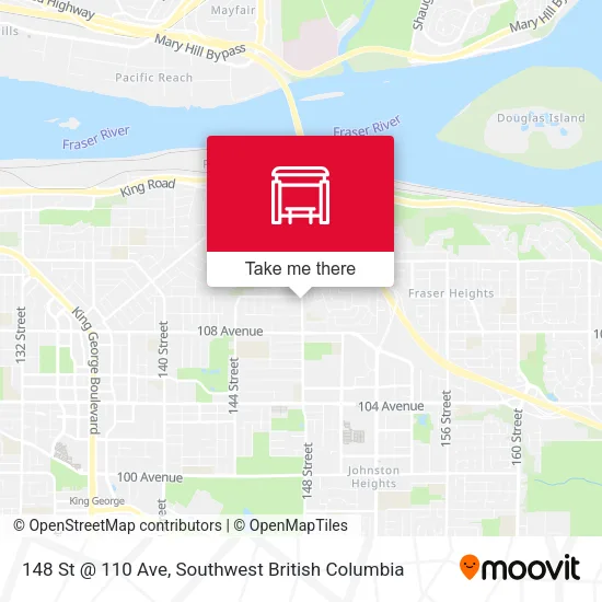 148 St @ 110 Ave map