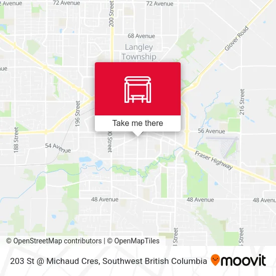 203 St @ Michaud Cres map