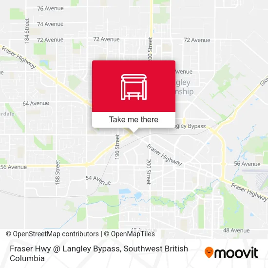 Fraser Hwy @ Langley Bypass map