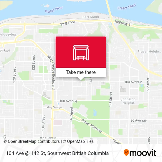 104 Ave @ 142 St map