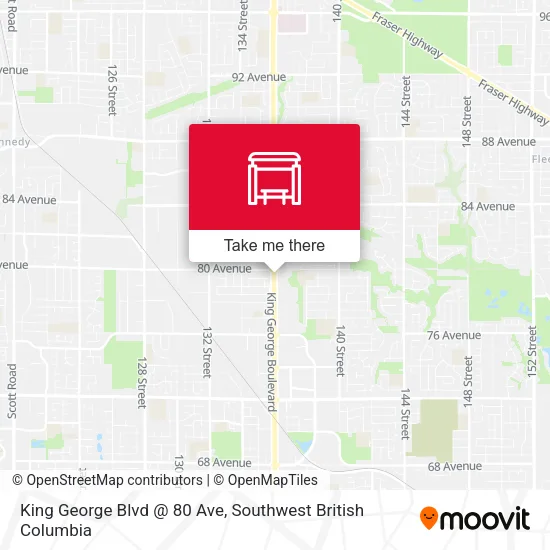 King George Blvd @ 80 Ave plan