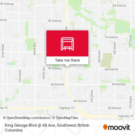 King George Blvd @ 68 Ave plan
