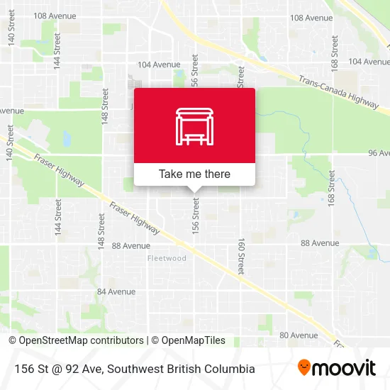 156 St @ 92 Ave plan
