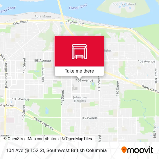 104 Ave @ 152 St map
