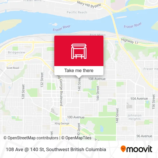 108 Ave @ 140 St map