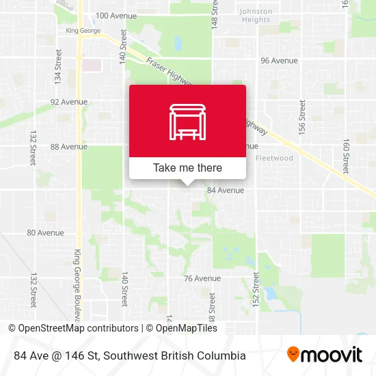 84 Ave @ 146 St map