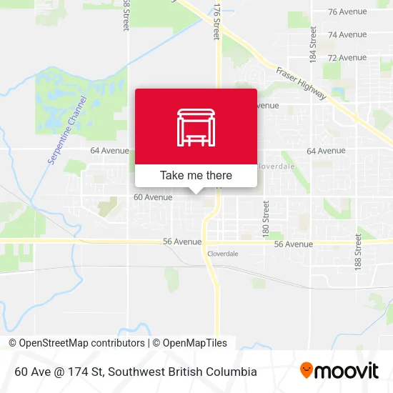 60 Ave @ 174 St map