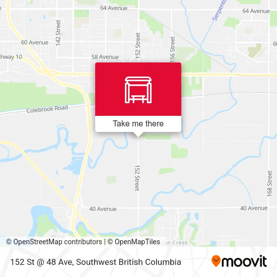 152 St @ 48 Ave map