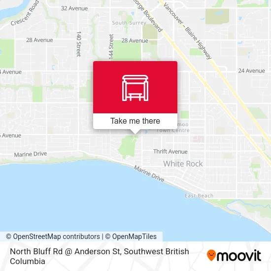 North Bluff Rd @ Anderson St plan