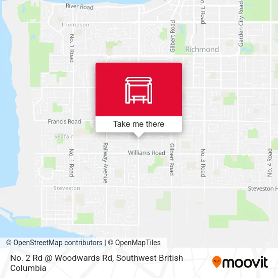No. 2 Rd @ Woodwards Rd map