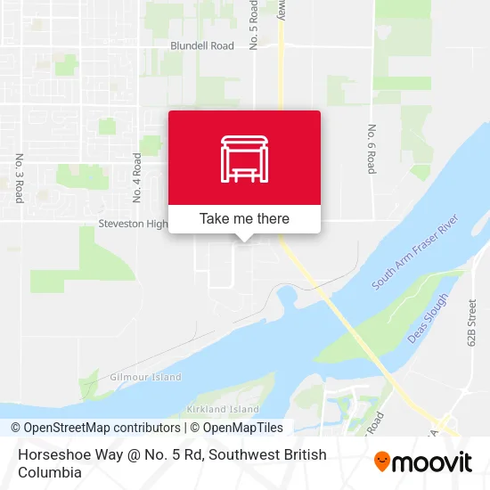 Horseshoe Way @ No. 5 Rd map