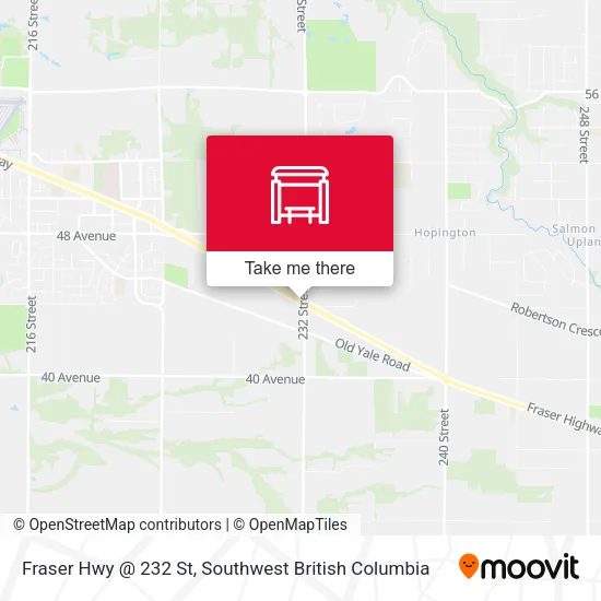 Fraser Hwy @ 232 St map