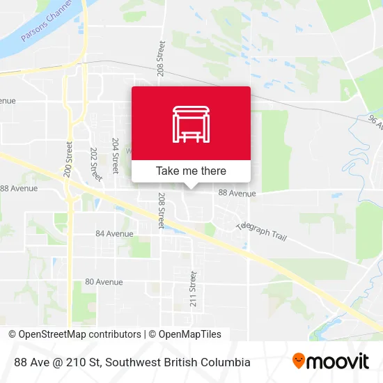 88 Ave @ 210 St map