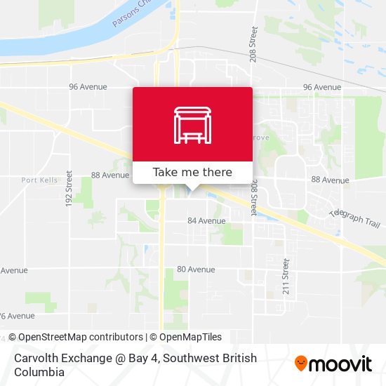 Carvolth Exchange @ Bay 4 map