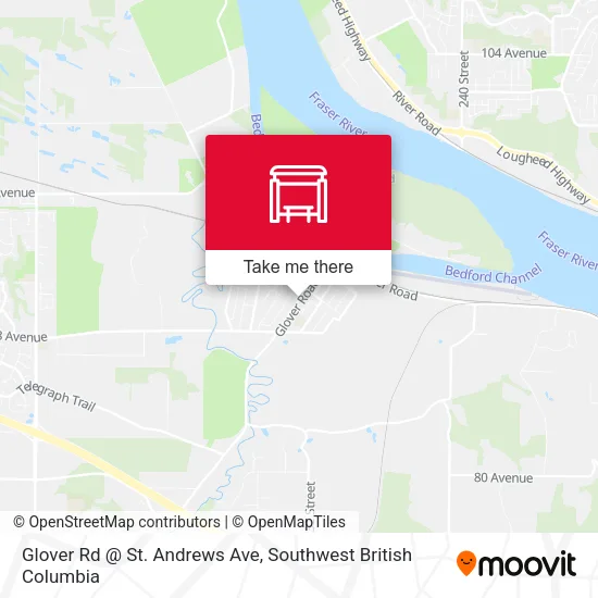 Glover Rd @ St. Andrews Ave map